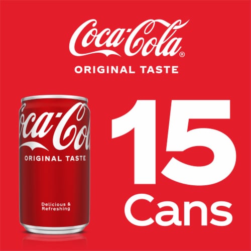 Coca-Cola® Soda Mini Cans Perspective: top