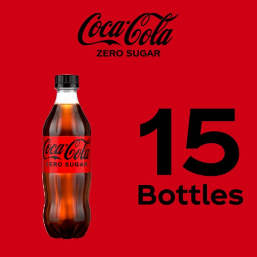 Coca-Cola Zero Sugar Cola Soda Perspective: top