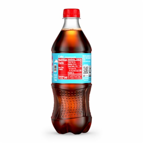 Coca-Cola® Dreamworld Soda Bottle Perspective: top