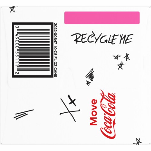 Coca-Cola® Move Mini Soda Cans Perspective: top