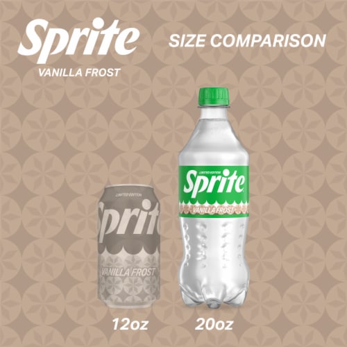 Sprite® Vanilla Frost Caffeine Free Soda Bottle Perspective: top