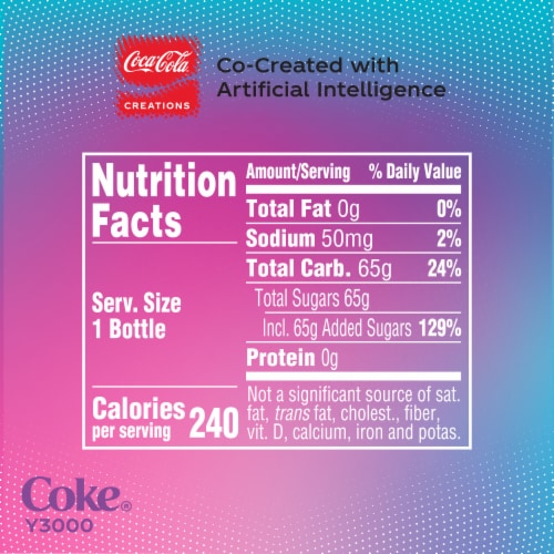 Coca-Cola® Y3000 Soda Bottle Perspective: top