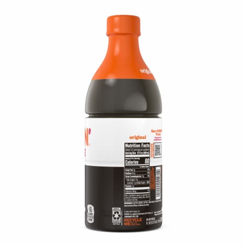 Dunkin'® Original Iced Coffee Bottle Perspective: top