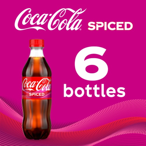 Coca-Cola® Spiced Raspberry Soda Bottles Perspective: top
