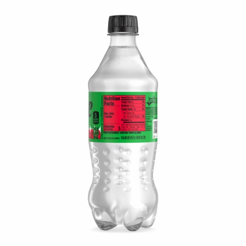 Sprite® Winter Spiced Cranberry Lemon Lime Zero Sugar Caffeine Free Soda Bottle Perspective: top