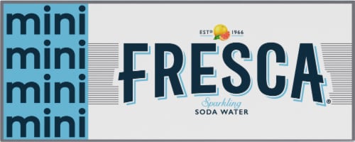Fresca® Sparkling Soda Water Fridge Pack Cans Perspective: top