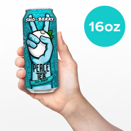 Peace Tea® Sno-Berry Iced Tea Can Perspective: top
