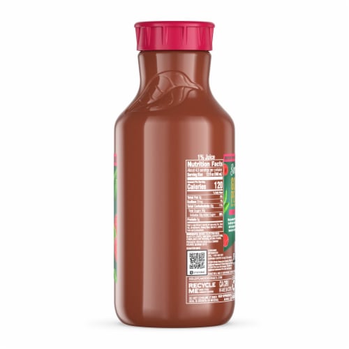 Simply Gold Peak Real Brewed Sweet Tea With Simply Raspberry Juice Perspective: top