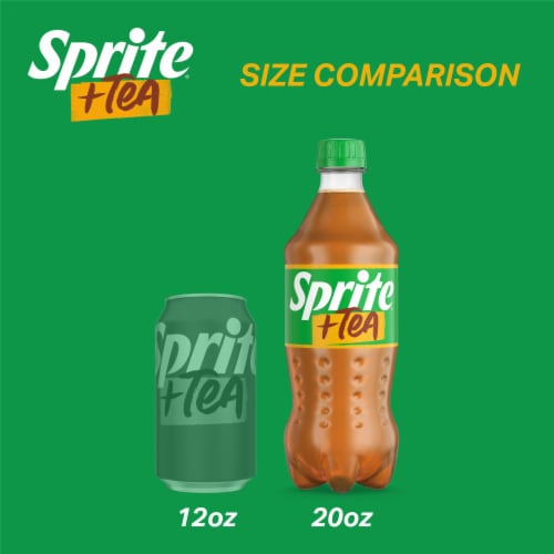 Sprite® + Tea Lemon Lime Caffeine Free Soda Bottle Perspective: top