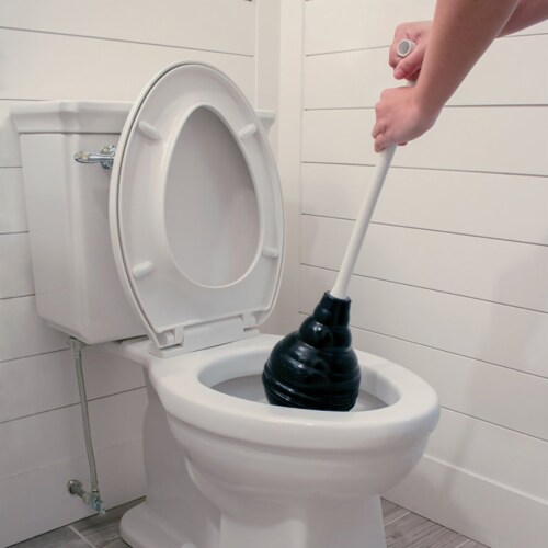 Korky Flexible Bellowed Head 6.5  Toilet Plunger 99-4A Perspective: top