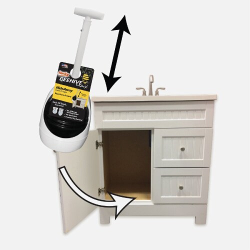 Korky Beehive Max HideAway Telescoping Plunger with Holder 97-4A Perspective: top