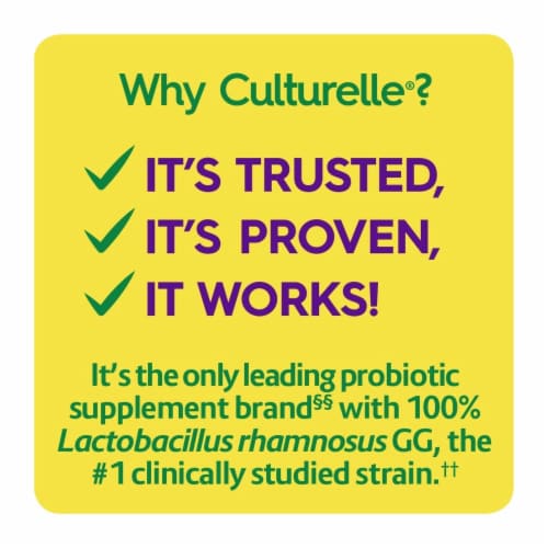 Culturelle Probiotics Digestive Health Orange Flavored Chewables Perspective: top