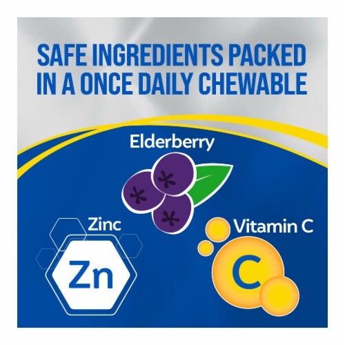 Culturelle® Immune Defense Mixed Berry Flavor Chewable Tablets Perspective: top