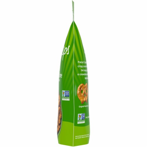 Snack Factory Chili Verde & Lime Pretzel Crisps Bites Perspective: top