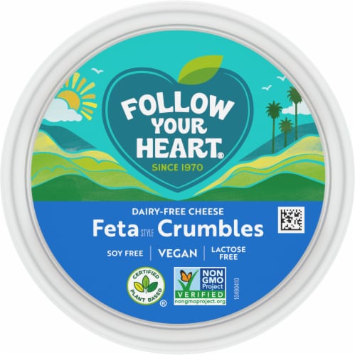 Follow Your Heart® Dairy Free Feta Crumbles Perspective: top