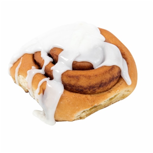 David's Cookies Iced Baked Old Fashioned Cinnamon Rolls Perspective: top