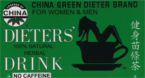 Uncle Lee's® Legends of China® Dieters' Drink Caffeine Free Green Tea Bags Perspective: top