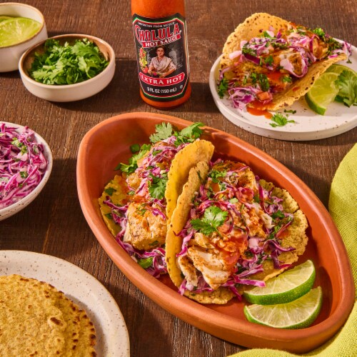 Cholula Extra Hot Sauce Perspective: top