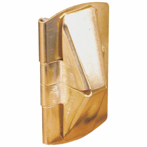 Defender Security Brass Finished Steel Flip Window Wedge Lock (2-Pack) U 9938 Perspective: top