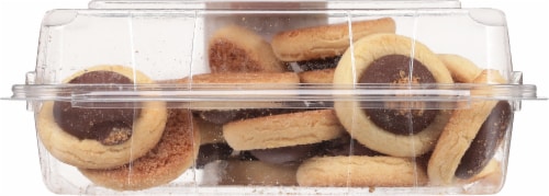 Our Speciality Chocolate Thumbprint Cookies Perspective: top