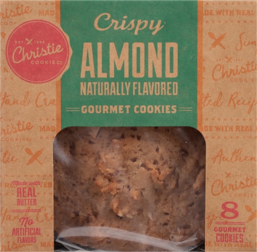 Christie Cookie Co. Crispy Almond Gourmet Cookies Perspective: top