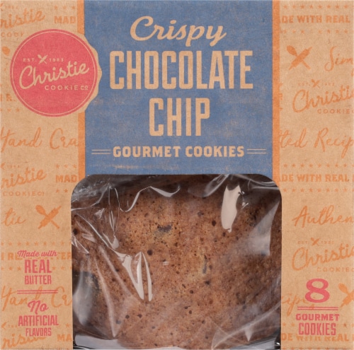 Christie Cookie Co. Crispy Chocolate Chip Gourmet Cookies Perspective: top
