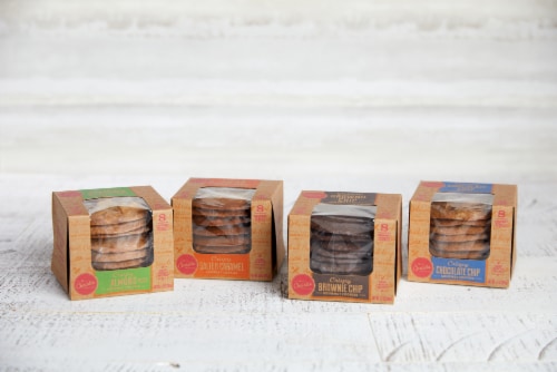 Christie Cookie Co. Crispy Salted Caramel Gourmet Cookies Perspective: top