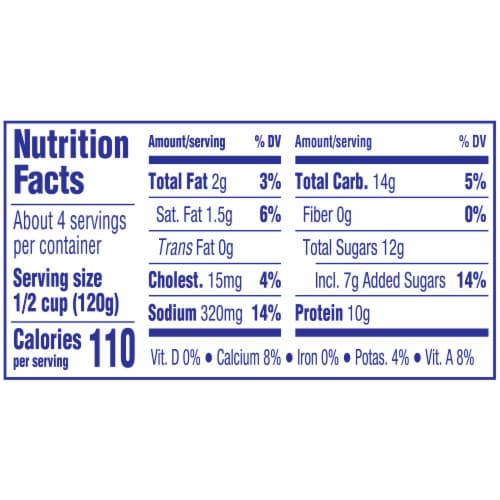 Knudsen Lowfat Small Curd Pineapple & Cottage Cheese Perspective: top