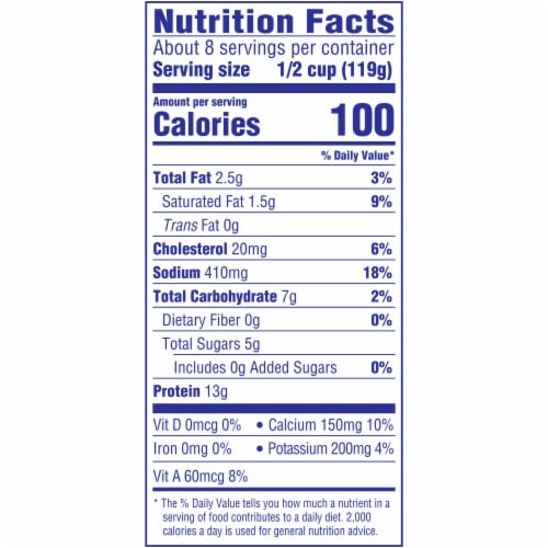 Knudsen Small Curd Lowfat Cottage Cheese Perspective: top