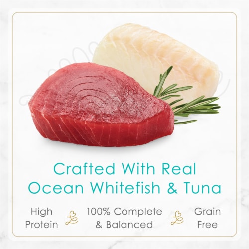 Purina Fancy Feast Petites Wet Cat Food Pate Ocean Whitefish & Tuna Perspective: top