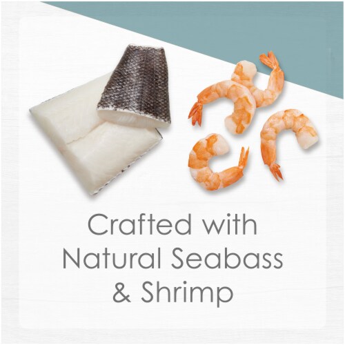Purina Fancy Feast Purely Natural Seabass & Shrimp Entree Wet Cat Food Perspective: top