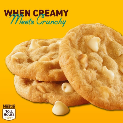 Nestle Toll House White Chip Macadamia Nut Cookie Dough Perspective: top