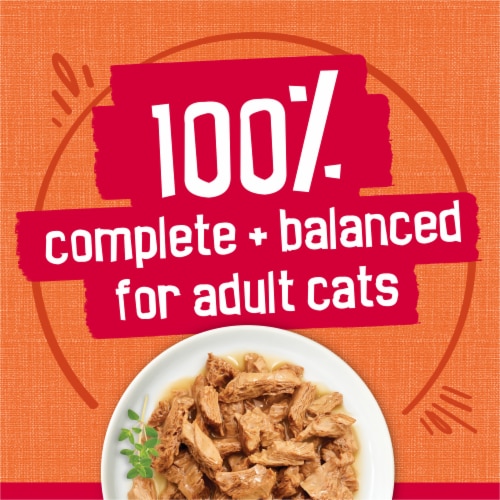 Friskies® Prime Filets Chicken & Tuna Dinner in Gravy Wet Cat Food Perspective: top