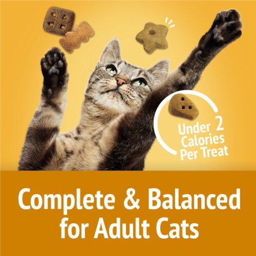 Purina Friskies Party Mix Cat Treats Cheezy Craze Crunch Perspective: top