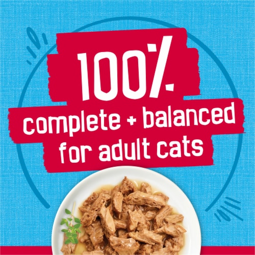 Purina Friskies Prime Filets Wet Cat Food in Sauce Ocean Whitefish & Tuna Perspective: top