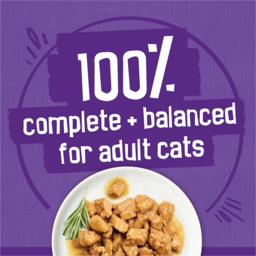 Purina Friskies Meaty Bits Wet Cat Food in Gravy Variety Pack Perspective: top