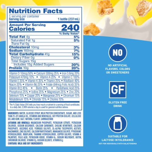 Carnation Breakfast Essentials® Frosted Flakes® Nutrition Drink Perspective: top
