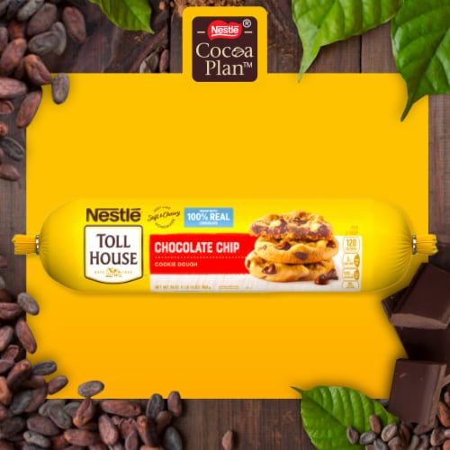 Nestle® Toll House® Chocolate Chip Cookie Dough Perspective: top