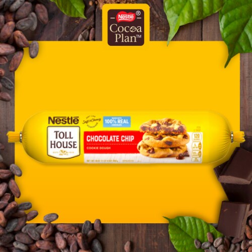 Nestle Toll House Chocolate Chip Cookie Dough Perspective: top