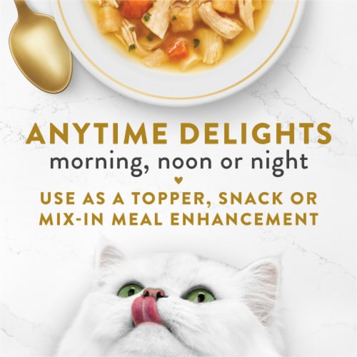 Purina Fancy Feast Broths Wet Cat Food Complement Chicken & Vegetables Perspective: top