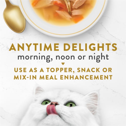 Purina Fancy Feast Broths Wet Cat Food Complement Creamy Tuna, Anchovies & Whitefish Perspective: top