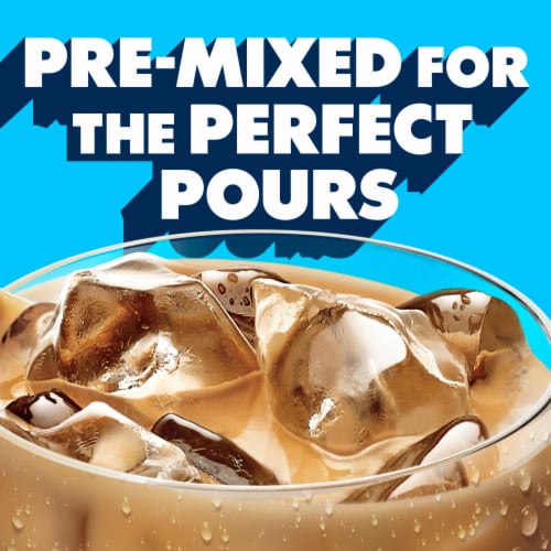 Coffee Mate French Vanilla Flavored Iced Coffee Non-Dairy Cold Coffee Ready to Drink Perspective: top