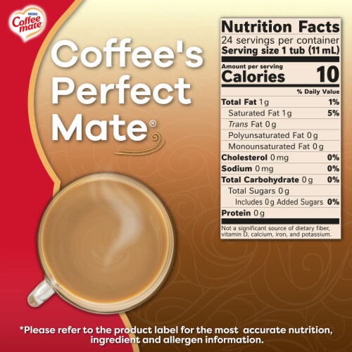 Nestle® Coffee Mate® Original Liquid Coffee Creamer Singles Perspective: top