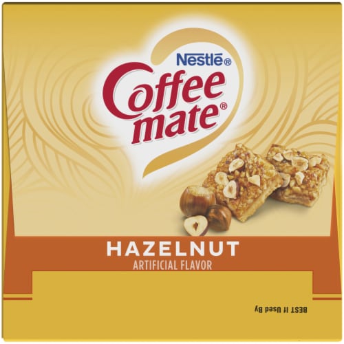 Coffee-mate® Hazelnut Flavored Single Serve Creamers Perspective: top