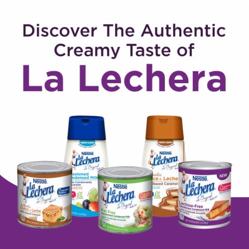 Nestle La Lechera Lactose Free Sweetened Condensed Milk Perspective: top