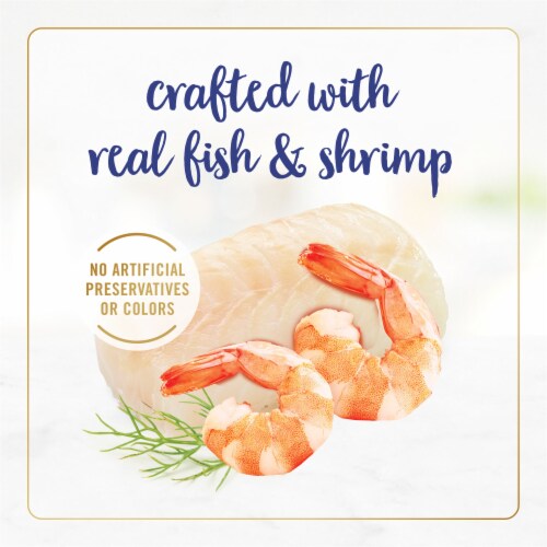 Purina Fancy Feast Flaked Wet Cat Food Fish & Shrimp Perspective: top