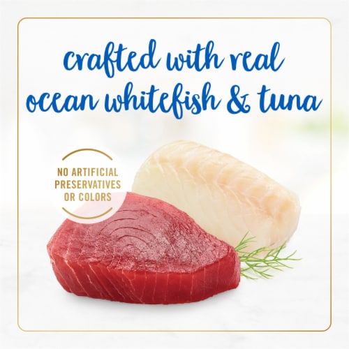 Purina Fancy Feast Classic Pate Wet Cat Food Ocean Whitefish & Tuna Feast Perspective: top