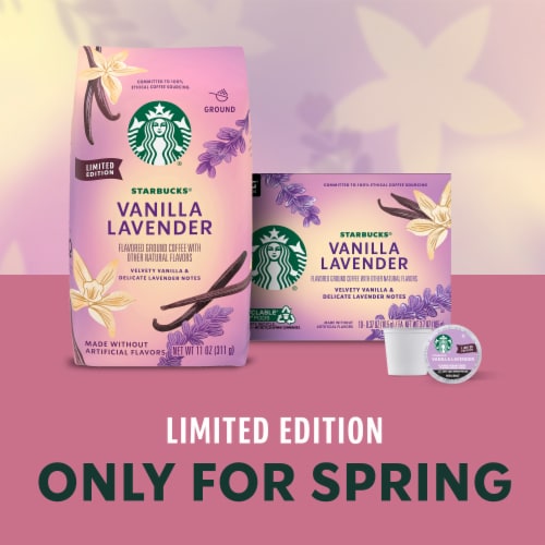 Starbucks Vanilla Lavender K-Cup Coffee Pods Perspective: top
