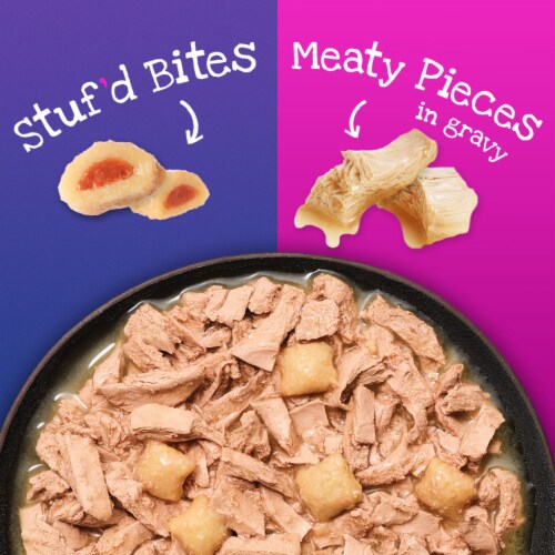 Friskies Stuf'd & Sauc'd Blast'n with Tuna Wet Cat Food Perspective: top