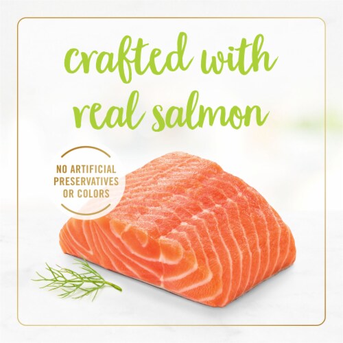 Purina Fancy Feast Grilled Wet Cat Food Salmon Feast in Gravy Perspective: top